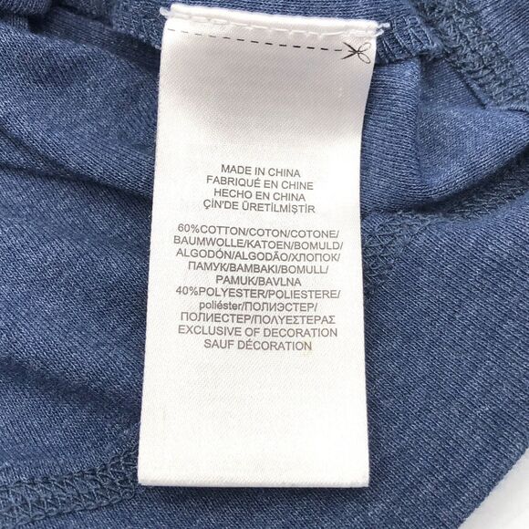 Lauren Ralph Lauren Womens Top Size Small Navy Suede Elbow Patch Zip Shoulder - Picture 9 of 14